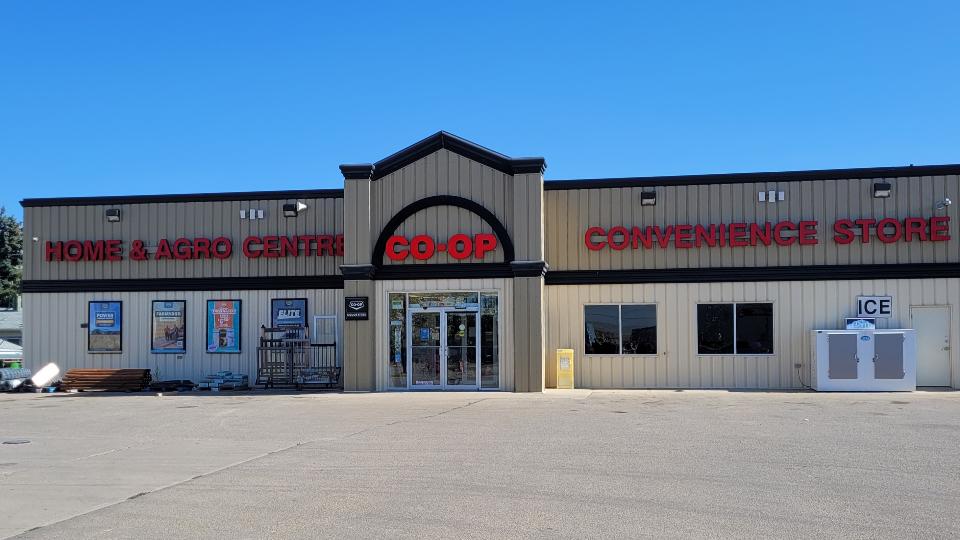 Store front of Home & Agro Centre at Avonlea